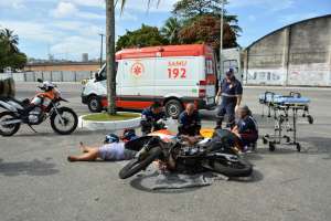 SAMU Alagoas registra quase o dobro de acidentes com motos em 5 meses  | Assessoria / SAMU