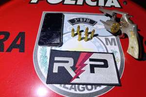 Homem tenta fugir de abordagem, atira contra PM e acaba preso em Arapiraca | PM/AL