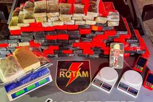 PM apreendeu mais de 1,5 tonelada de drogas e 1.400 armas em 2024 | Assessoria