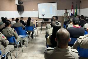 Tropa do 9º Batalhão recebe capacitação em procedimentos de Trânsito | Assessoria